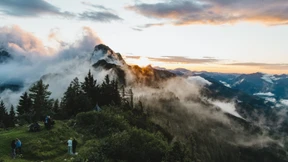 Höhenweg mit Hafermilch