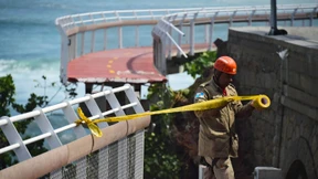 Rios Olympia-Radweg stürzt ins Meer