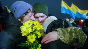 Freigelassene Gefangene begeistert empfangen