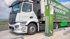 Kaufland will Auslieferungen mit elektrischen Lastwagen ausweiten