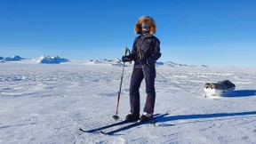 Deutsche Extremsportlerin erreicht auf Skiern den Südpol