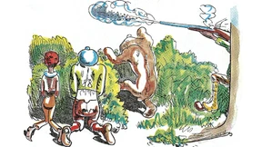 Wenn in München ein Bär ein Zamperl reißt ...