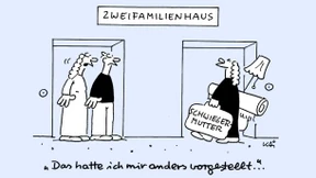 Zweifamilienhäuser sind oft nur mäßig rentabel