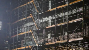 Die Aufträge im Baugewerbe sind wieder stark rückläufig