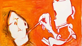 Wenn sie sich malte, malte sie uns