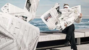 Deutschlands bestem Segler weht auf dem neuen Motiv der F.A.Z.