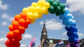 Wagen brennt beim Hamburger CSD 