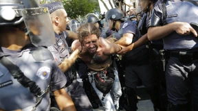 Tumulte vor dem Eröffnungsspiel in São Paulo