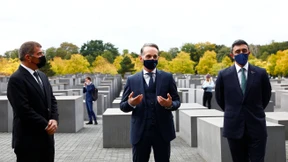 Historische Geste am Holocaust-Mahnmal