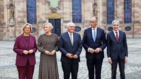 Merz und Macron feiern 35 Jahre Deutsche Einheit