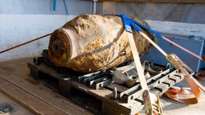 Weltkriegsbombe in Hanau wird entschärft