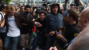 Ausschreitungen bei Trump-Rede