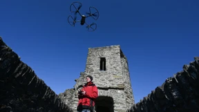 Drohnen vermessen alte Gemäuer