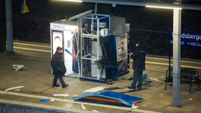 Bombenleger in der Bankfiliale