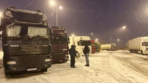 Grenzblockade durch polnische Lkw-Fahrer an einem Übergang beendet