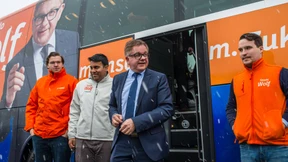 Spitzenkandidat mit Kampagne von gestern