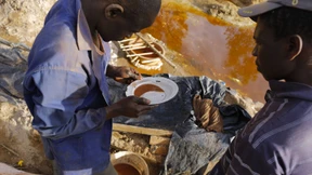 Illegale Goldsucher in Südafrika