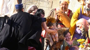 „Femen“-Aktivistin wollte Jesus-Figur aus Vatikan-Krippe klauen