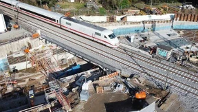 Brücke für Nordmainische S-Bahn