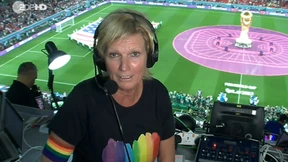 Regenbogenprotest von ZDF-Reporterin
