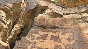 12.000 Jahre alte Felsbilder im Great Basin