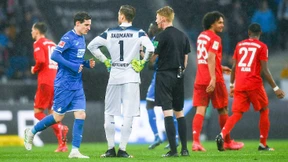 Profis stellen Spiel nach Eklat im Bayern-Block ein