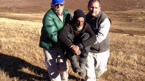 Entkräftet und um 20 Kilo leichter 