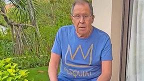 Spott über T-Shirt des russischen Außenministers