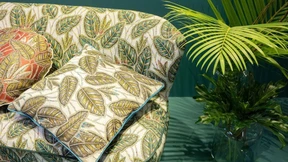 Grünes Dorf der Textilhersteller