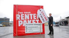 Rentenpaket in erster Lesung