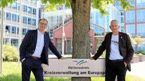 Unterwegs mit dem Rollator