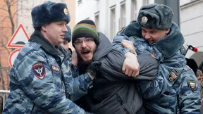 Demonstranten wegen Demo gegen Putin schuldig gesprochen