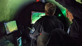 Ein Trümmerfeld nahe der Titanic