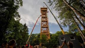 Neuer Goetheturm nimmt Gestalt an