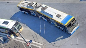 Zehn Kilometer lange Oberleitung für Busse