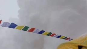 Bergsteiger filmte Abgang der Lawine ins Basislager