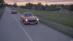 Mit einem 57er Mercedes 300 SL auf der Mille Miglia