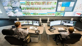 Großhirn des Autobahnverkehrs