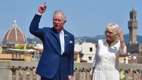 Royal reisen und auf Dinge zeigen