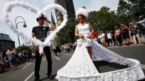 Evangelische Kirche feiert bei Christopher-Street-Day mit