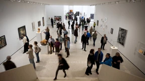 Moderne Kunst, mal kopfüber betrachtet