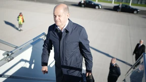 Bundeskanzler Olaf Scholz spricht im EU-Parlament