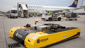 Frankfurter Flughafen testet neuartigen Schlepper