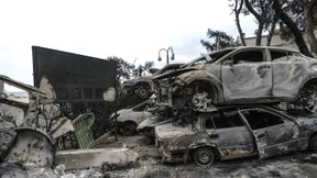 Mit der Drohne über der Brandstelle