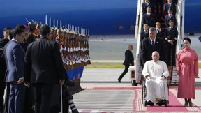 Papst Franziskus eingetroffen