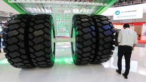 Messe Frankfurt bei Reifen ausgebremst