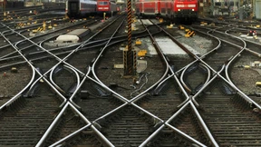 Warnstreik  bei der Bahn