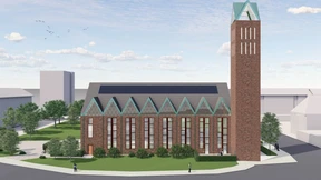 Bäckerei und Büros ziehen in die Kirche