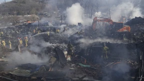 Schwerer Brand in Slum in Seoul