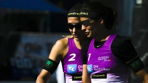 Getrennte Spuren im Sand